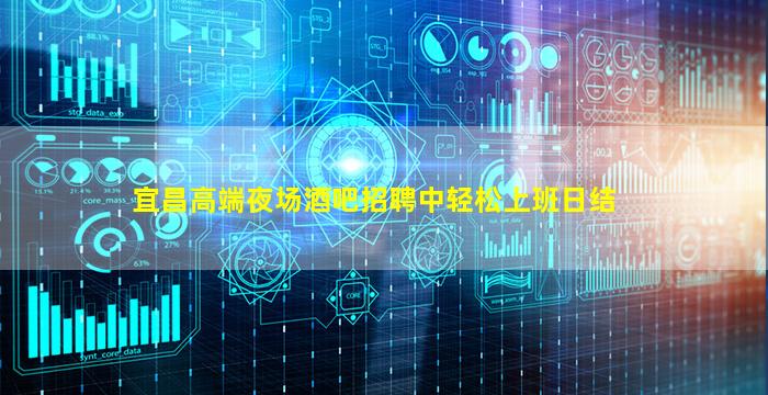 宜昌高端夜场酒吧招聘中轻松上班日结